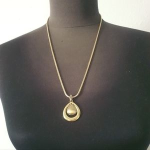 Monet Vintage Teardrop Necklace